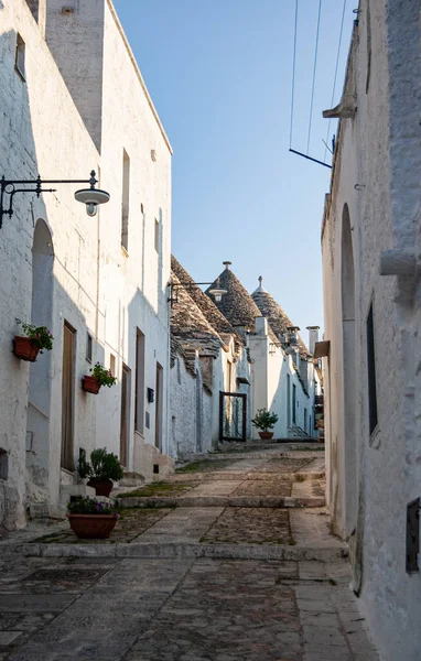 Le vieux village d'Alberobello, Pouilles Italie — Photo