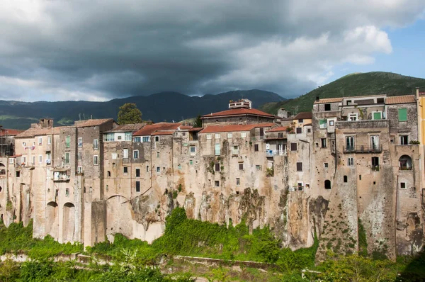 View of the southern village of St. Agata de\' Goti in Italy