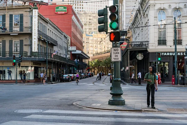 Canal Street en New Orleans, Louisiana Estados Unidos —  Fotos de Stock