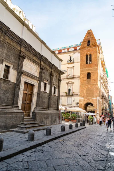 Calle Centro Histórico Nápoles Italia Nápoles Centro Histórico Ciudad Más — Foto de Stock