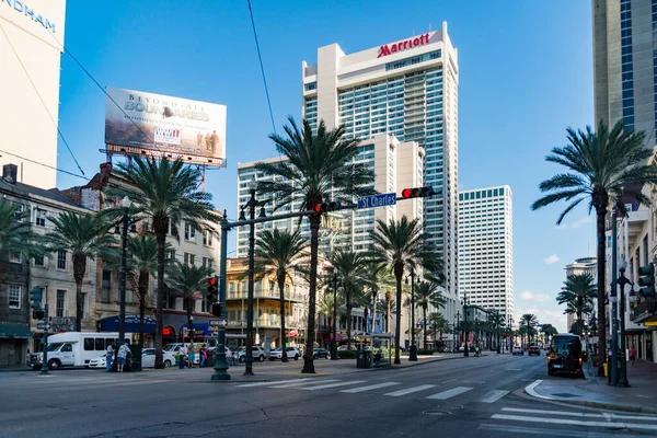 New Orleans October 2016 View Famous Canal Street October 2016 — Stock Photo, Image