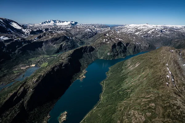 Jotunheimen dağ alan Norveç'te