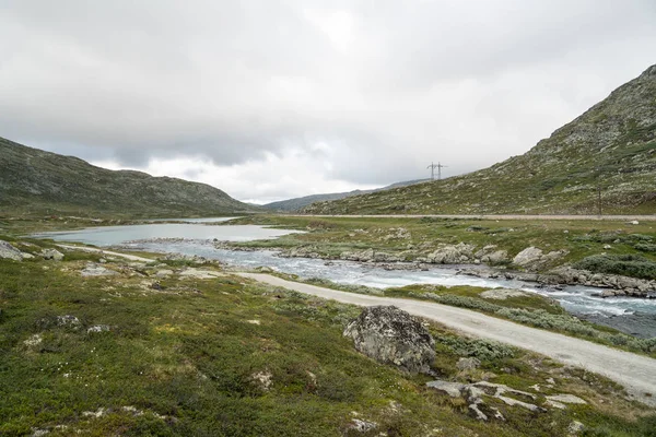 Rallarvegen Road Norvégia — Stock Fotó