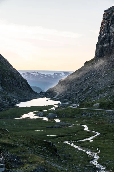 Região Montanhosa Roldal Noruega — Fotografia de Stock