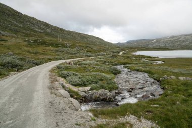 Norveç'te Rallarvegen yol