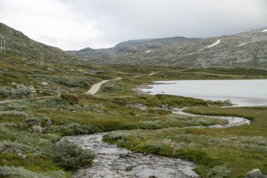 Norveç'te Rallarvegen yol
