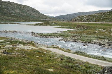 Norveç'te Rallarvegen yol