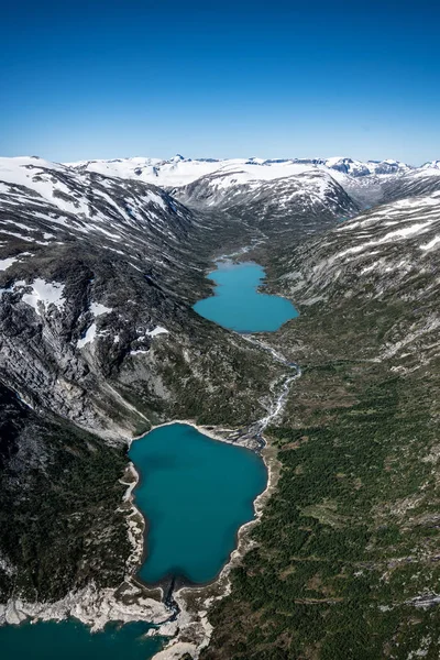 Jotunheimen dağ alan Norveç'te