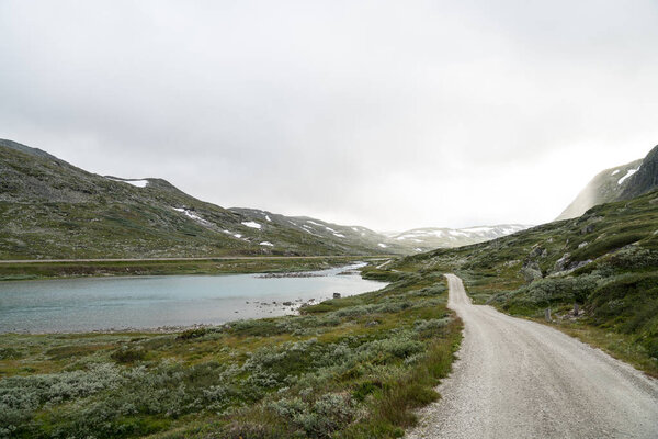 The Rallarvegen Road in Norway