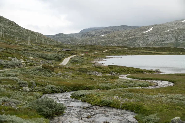 Blízkosti Rallarvegen Silnice Norsku — Stock fotografie