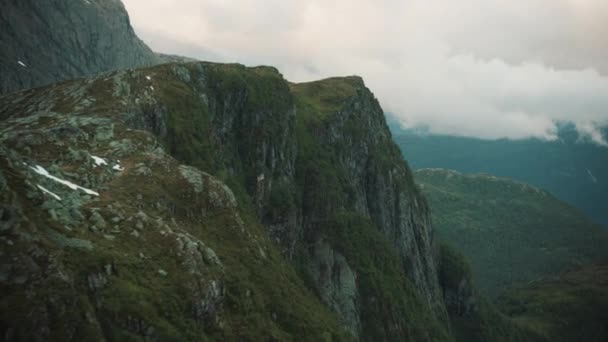 Dağ Alanlarda Batı Norveç — Stok video