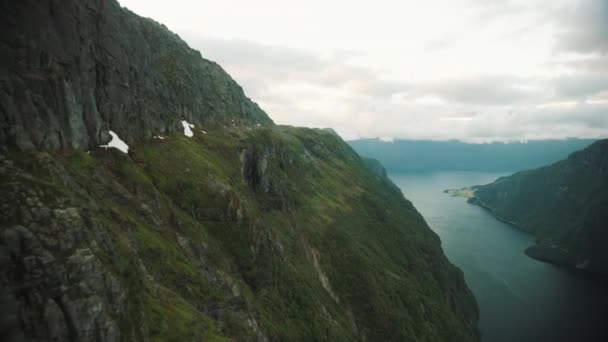 西のノルウェーの山岳地帯 — ストック動画