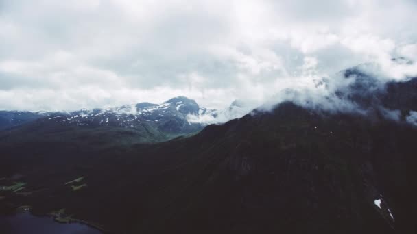 Tarde Temperamental Noruega — Vídeo de Stock