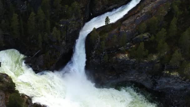 Romsdalen River Norway — Stock Video