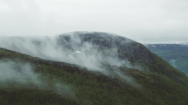 Antenas Naturaleza Malhumorada Norte Noruega — Vídeos de Stock