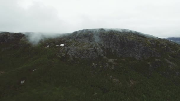 Капризные Пейзажи Севере Норвегии — стоковое видео