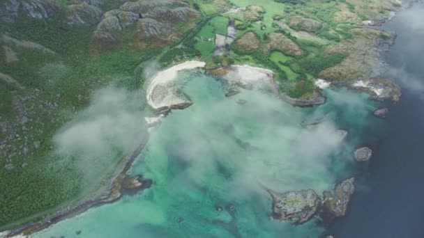 Антени Природи Північній Норвегії — стокове відео