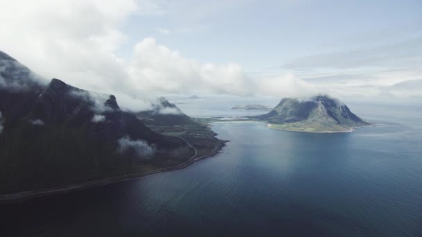 Zona Costera Kunna Norte Noruega — Vídeos de Stock