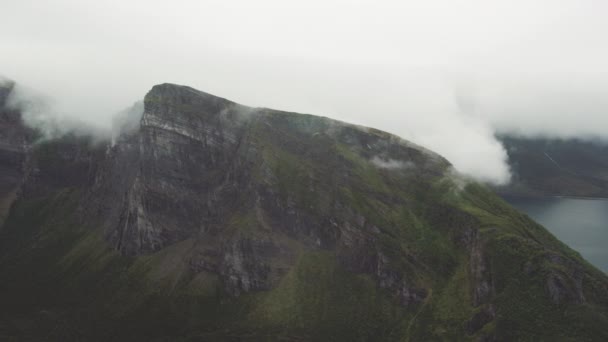 Zona Montaña Reintindan Norte Noruega — Vídeos de Stock