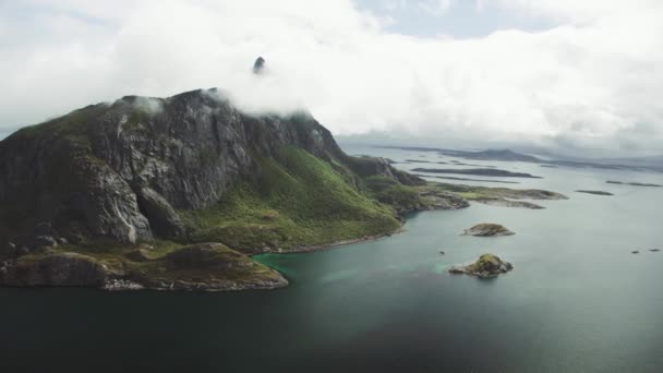 Die Küste Nordnorwegens — Stockvideo