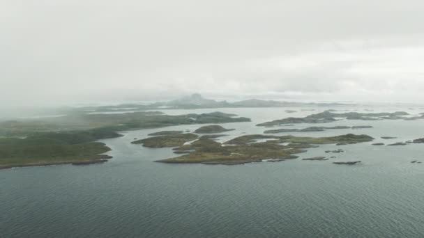 Küstengebiete Norden Norwegens — Stockvideo