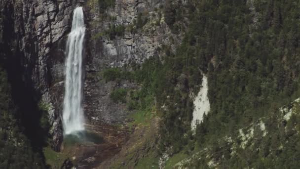 Cascata Vesleulfossen Nella Norvegia Meridionale — Video Stock