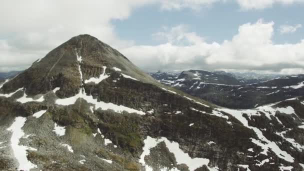 Trollheimen Dağın Alan Orta Norveç — Stok video