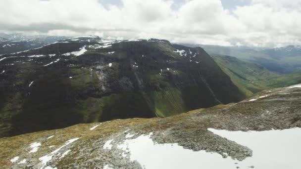 Trollheimen Dağın Alan Orta Norveç — Stok video