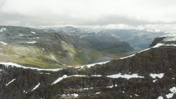 Rejonie Górskim Trollheimen Połowie Norwegii — Wideo stockowe