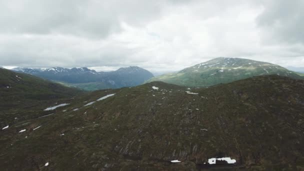 Trollheimen Ορεινή Περιοχή Μέσα Νορβηγία — Αρχείο Βίντεο