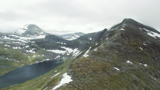 中間ノルウェーの Trollheimen 山エリア — ストック動画
