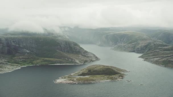 Észak Norvég Fjordok — Stock videók