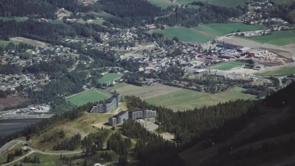 Área Vale Kvitfjell Noruega — Vídeo de Stock