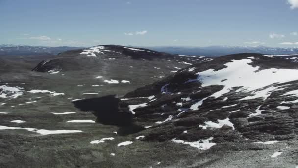 Área Montanhosa Dovrefjell Noruega — Vídeo de Stock