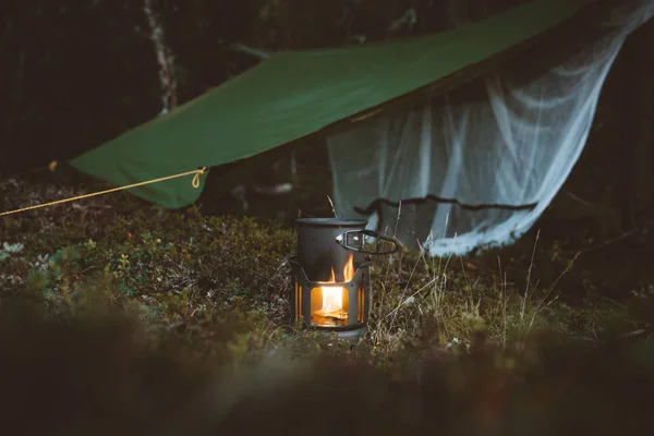 Camping Dans Vallée Finndalen Norvège Sud — Photo