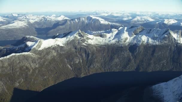 Die Fjorde Des Arktischen Nordens — Stockvideo