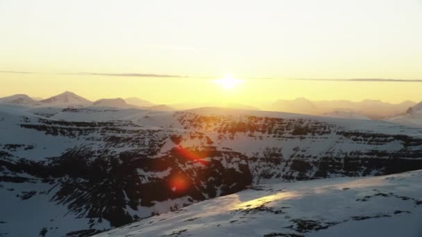 Sol Meia Noite Norte Ártico — Vídeo de Stock