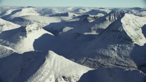 Picos Ártico Norte Frio — Vídeo de Stock