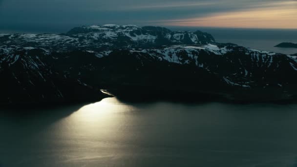 Ilha Moody Uma Noite Atrasada Ártico — Vídeo de Stock