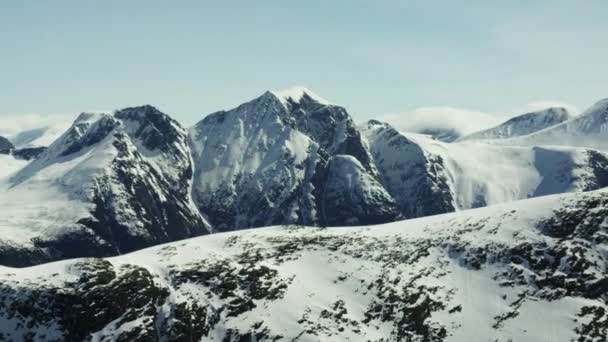挪威西部雄伟的阿尔卑斯山 — 图库视频影像