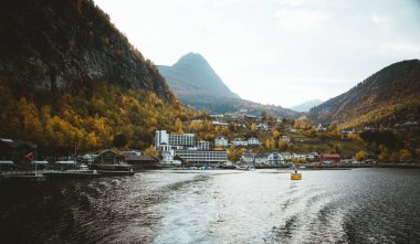 Geiranger Batı Norveç fiyordu