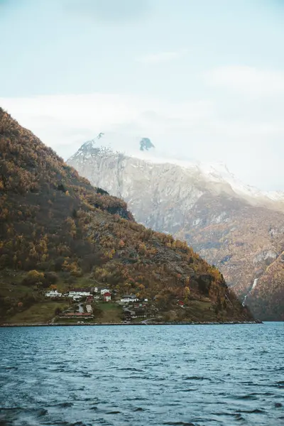 Der Fjord Von Geiranger Westnorwegen — Stockfoto