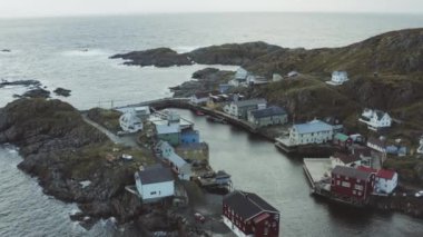 Norveç'in Kuzey Norveç şehir Nyksund