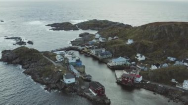 Norveç'in Kuzey Norveç şehir Nyksund