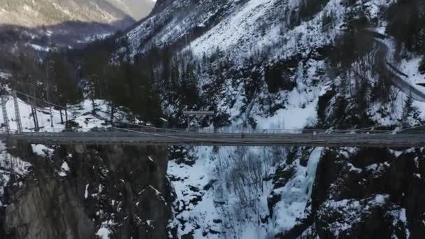 Het Vemork Gebied Buurt Van Rjukan Noorwegen — Stockvideo