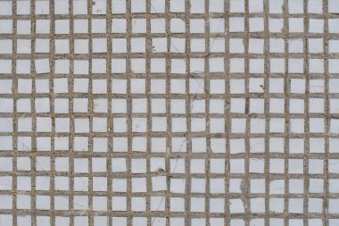 beyaz küçük çini. ev bakacak. doku