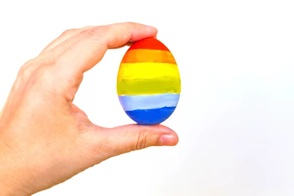 Konzept Der Lgbt Buntes Der Hand — Stockfoto