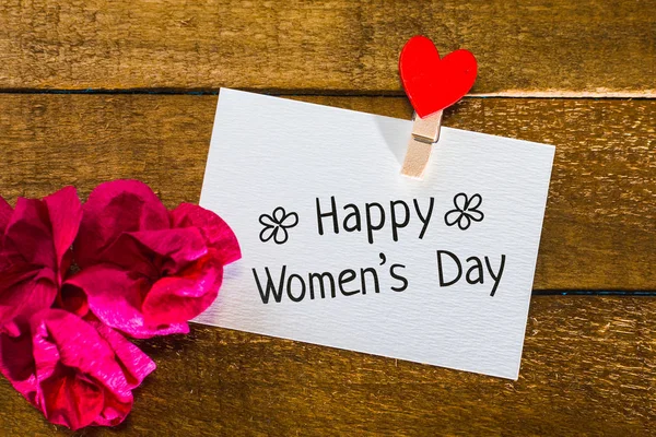 International Women Day Greeting Card — Stock Photo, Image