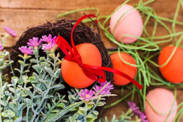 Feliz decoración de Pascua — Foto de Stock