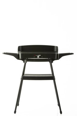 elektrikli ızgara, ev içinde beyaz arka plan Barbekü